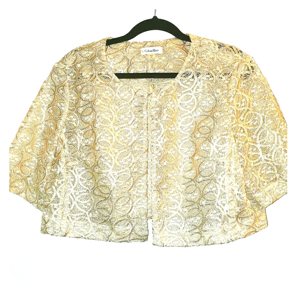 Cropped Sequin Jacket